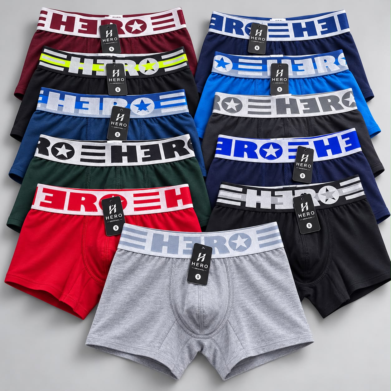 PACK 12 HERO1 TALLA S/M/L                                                                           
