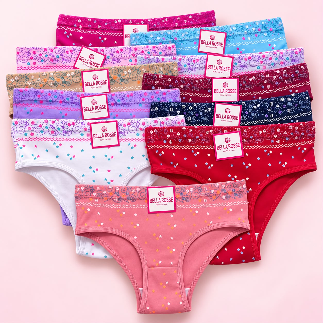 12 TRUZAS TALLA M ESTRELLITAS                                                                       