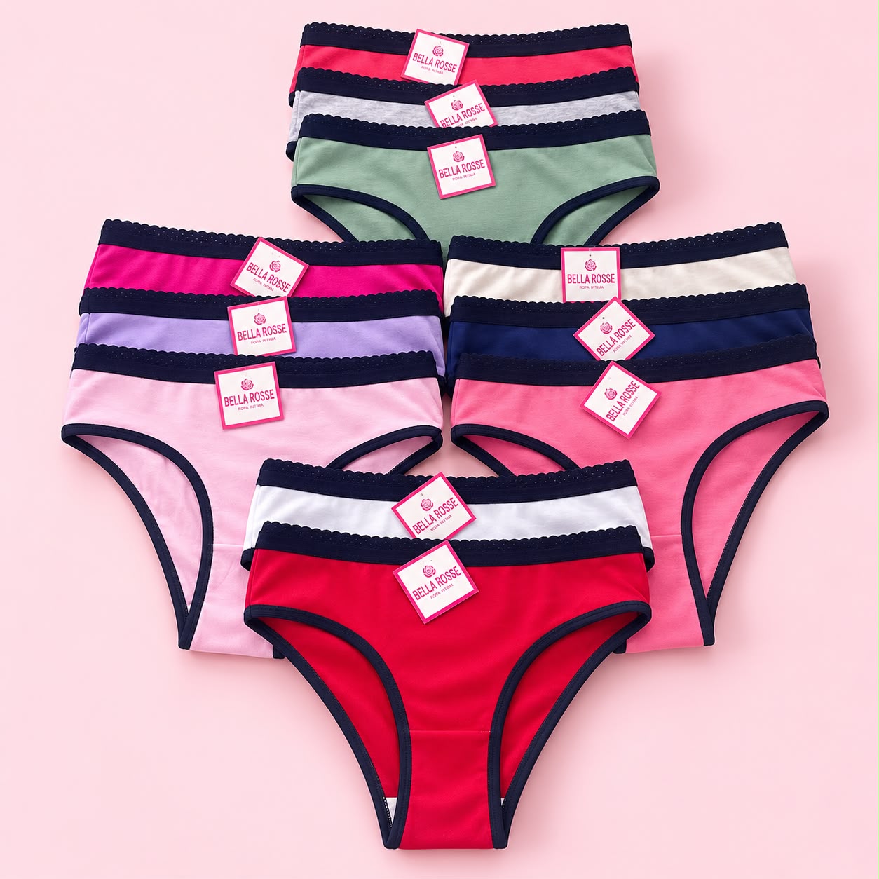 12 TRUZAS TALLA M BICOLOR                                                                           