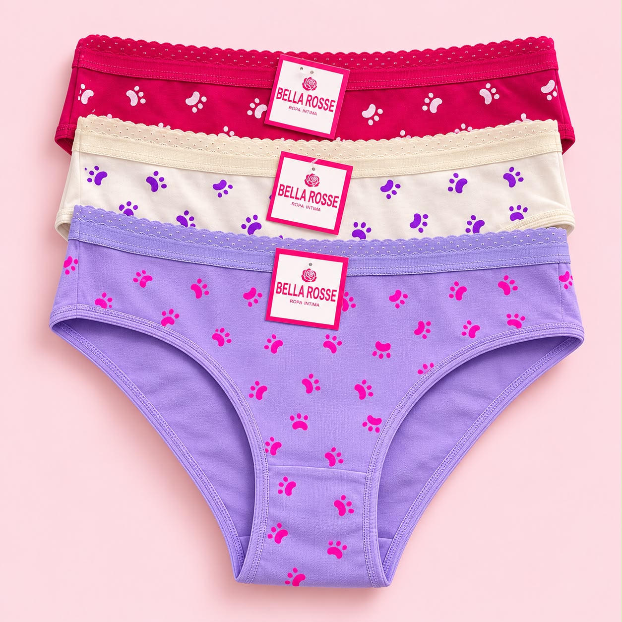 12 TRUZAS TALLA M HUELLITAS                                                                         